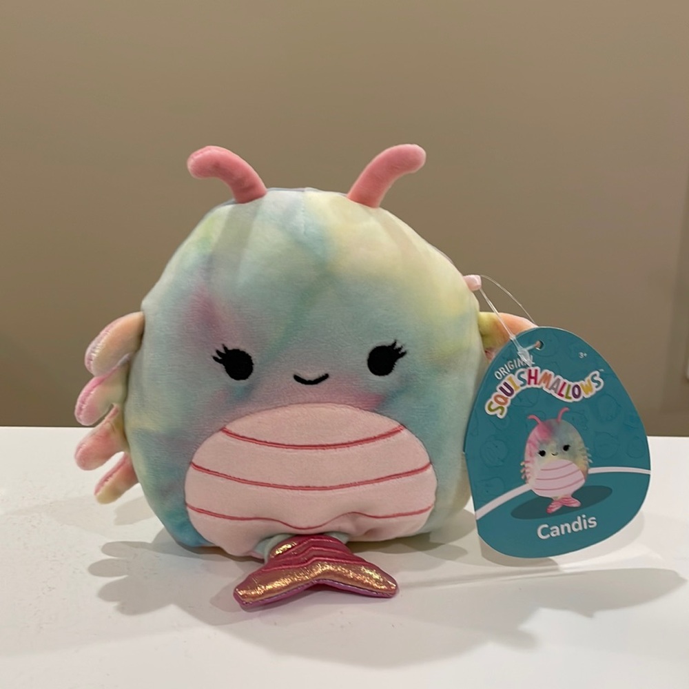 NWT 5” Candis the Tie-dye Shrimp Squishmallow